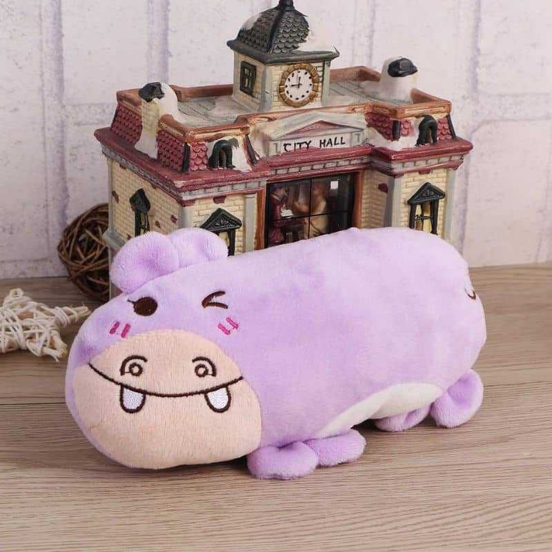 Hippo Stuffed Animal - Purple