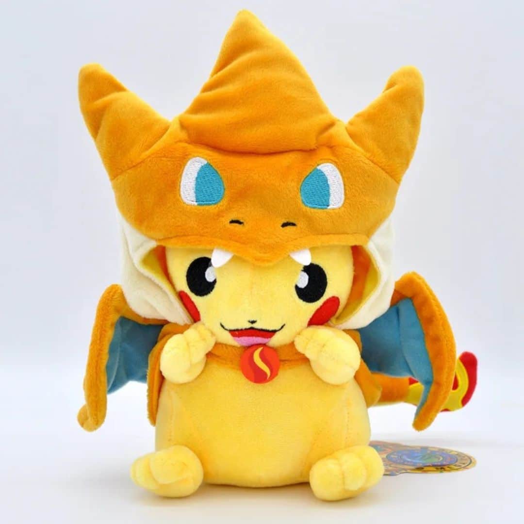 Pokémon Pikachu Plush Toy in a Charizard Costume