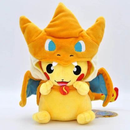 Pokémon Pikachu Plush Toy in a Charizard Costume
