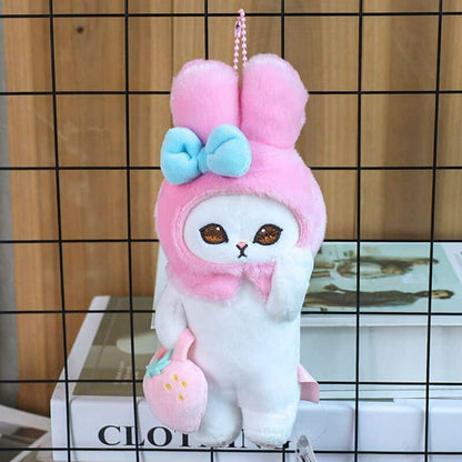 Cat Stuffed Animal in a My Melody Costume