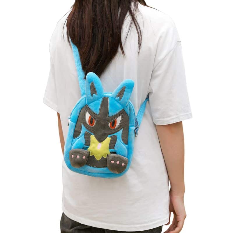 Pokémon Lucario Plush Crossbody Bag