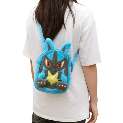 Pokémon Lucario Plush Crossbody Bag