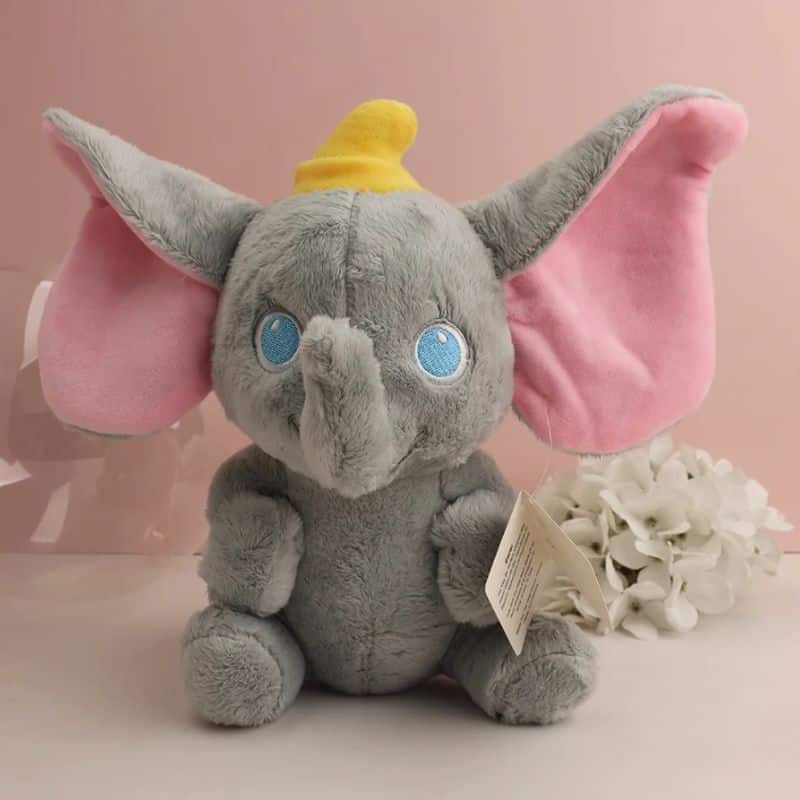 Dumbo Elephant Plush Toy with Yellow Blanket