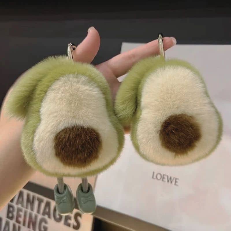 Avocado Plush Keychain