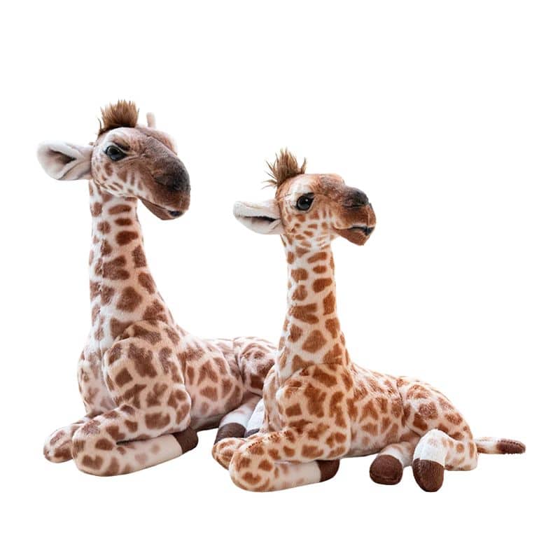 Giraffe Stuffed Animal - Lying Down