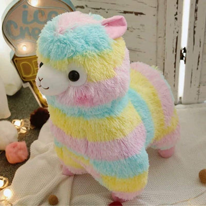 Rainbow Alpaca Stuffed Animal