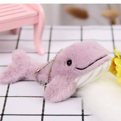 Whale Plush Keychain