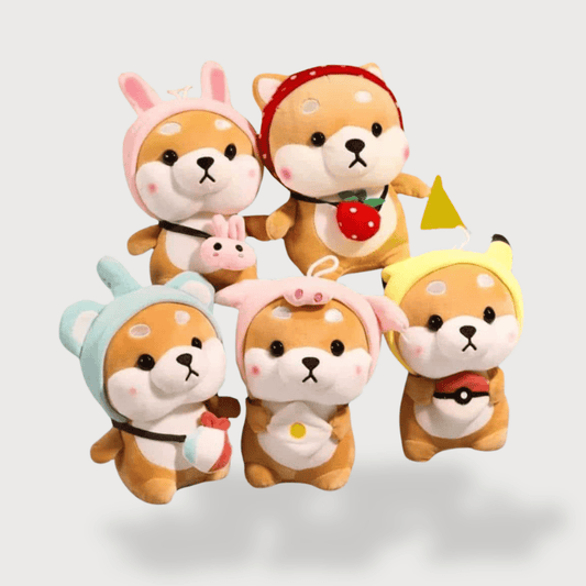 Dog Stuffed Animal - in a Bunny Costume