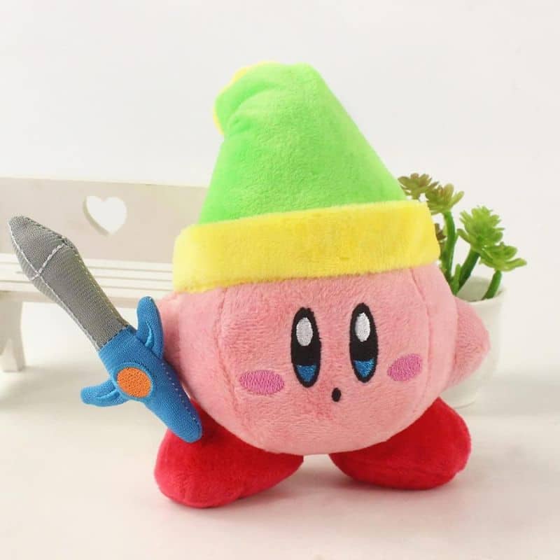 Kirby Plush Toy with Sword