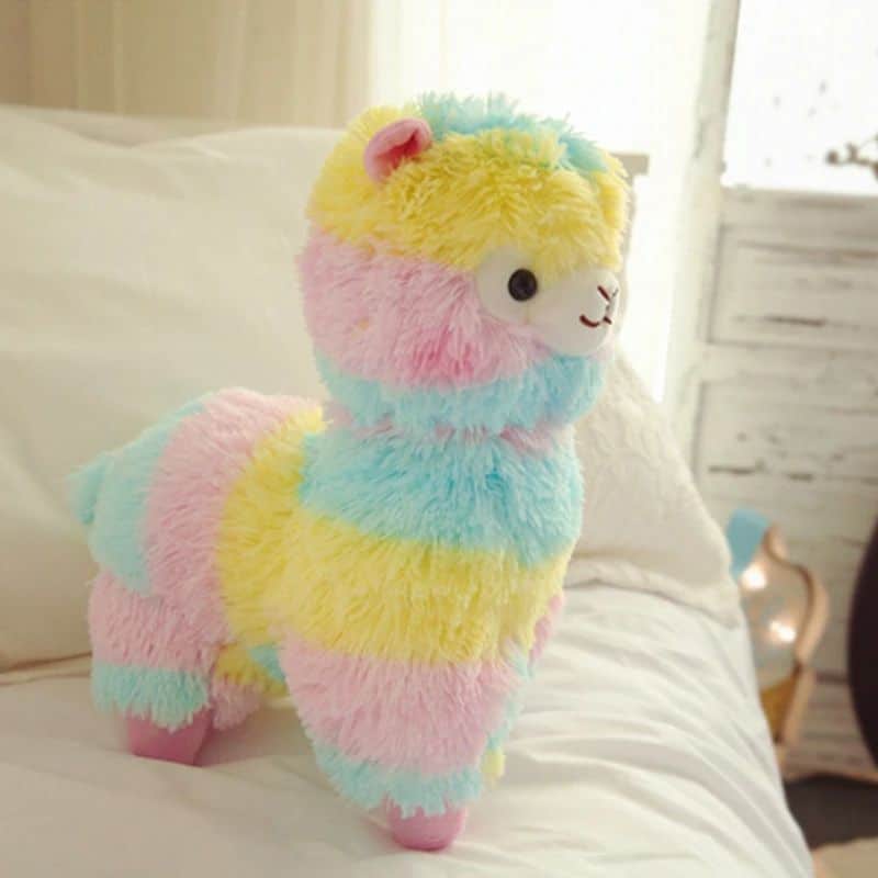 Rainbow Alpaca Stuffed Animal