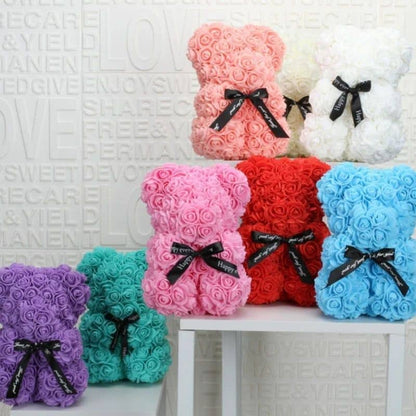 Decorative Rose Bear