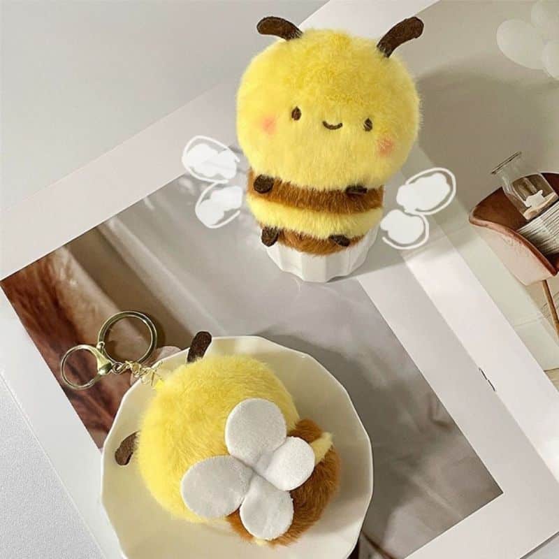 Bee Plush Keychain