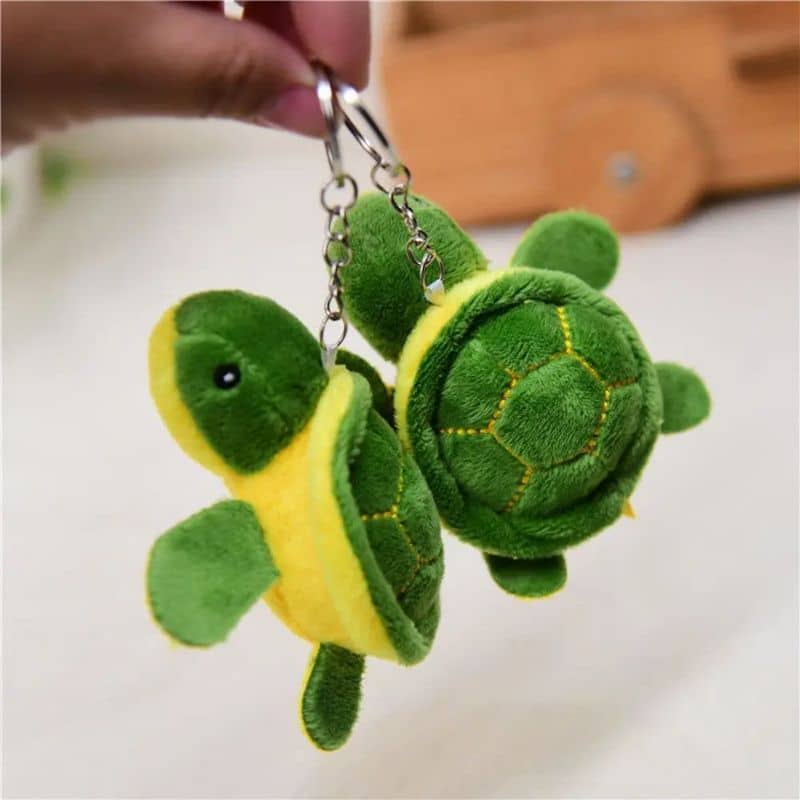Turtle Plush Keychain