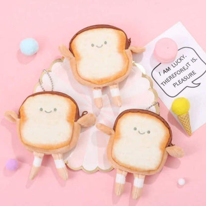 Bread Plush Coin Purse