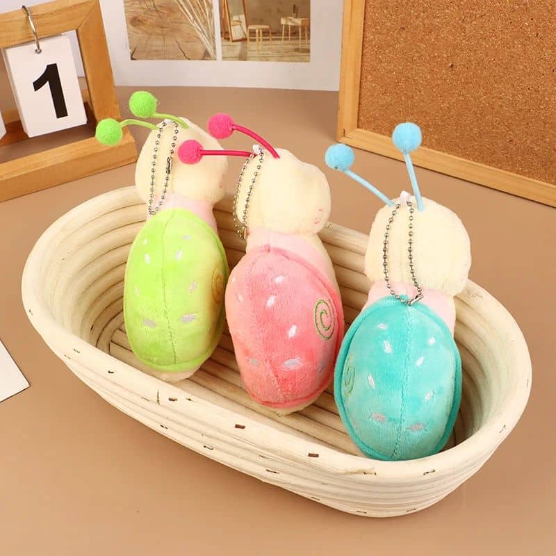 Snail Plush Keychain