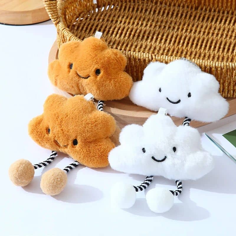 Cloud Plush Keychain