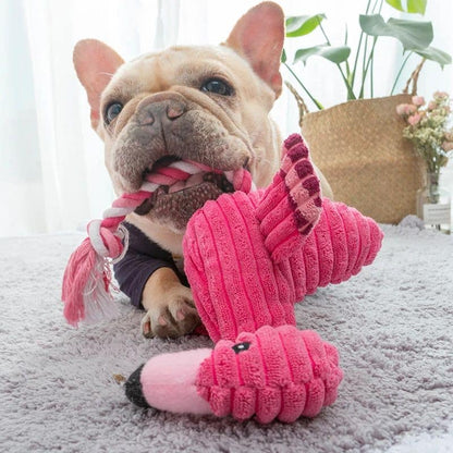Flamingo Plush Pet Toy