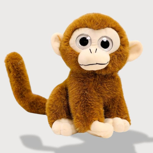 Monkey Stuffed Animal - Big-Eyed