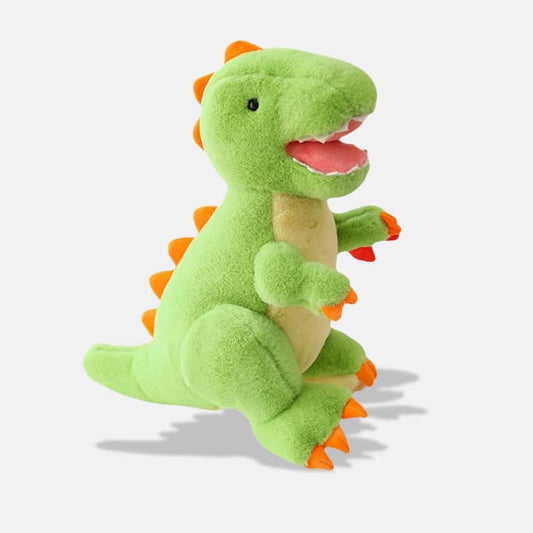 Dinosaur Plush Toy - Green and Orange