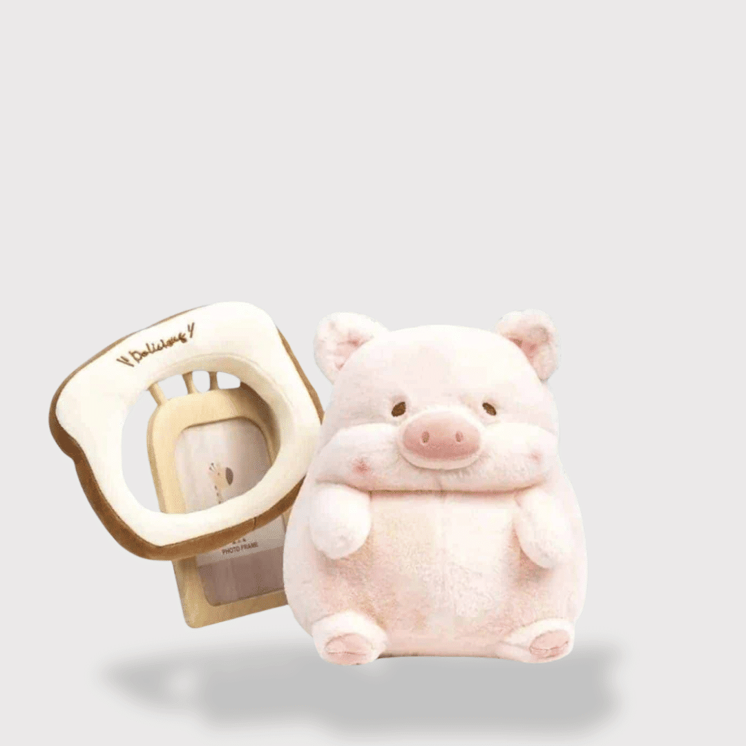 Pink Pig Plush Toy - Pastel Colors