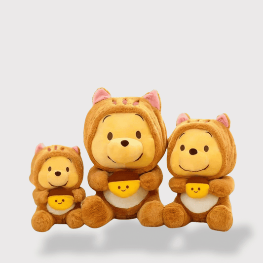 Winnie Plush Toy in a Squirrel Costume