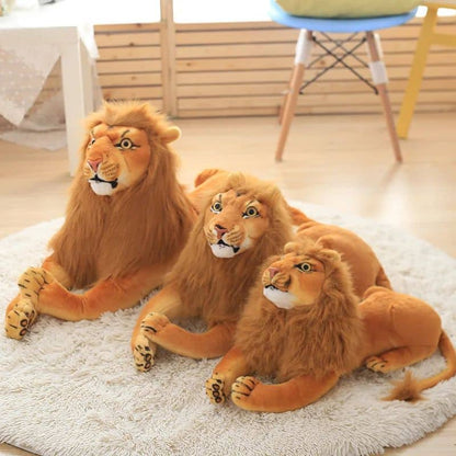 Lion Stuffed Animal - Lying Down