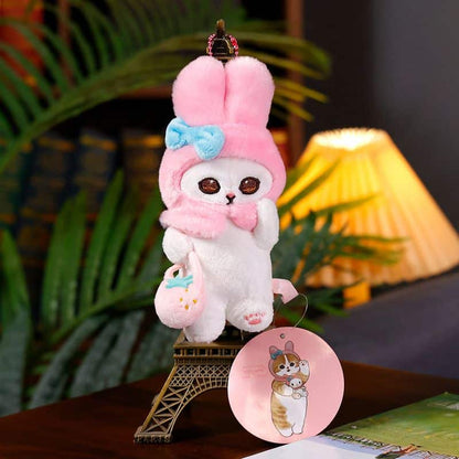 Cat Stuffed Animal in a My Melody Costume