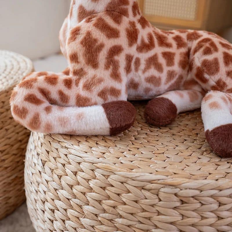 Giraffe Stuffed Animal - Lying Down