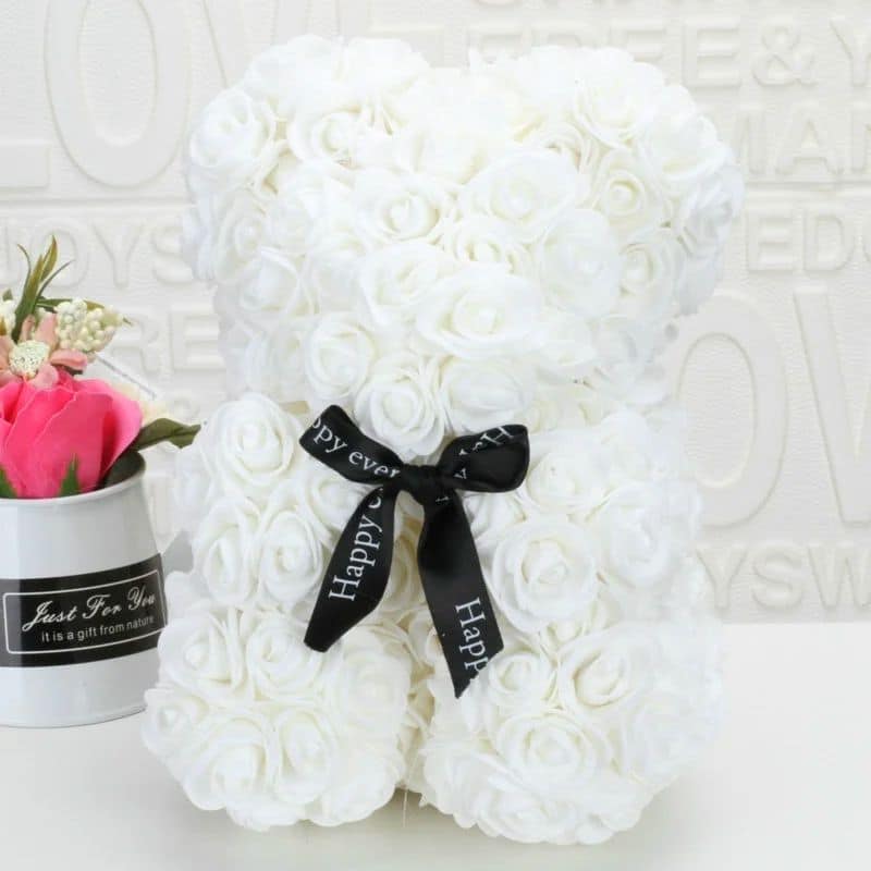 Decorative Rose Bear