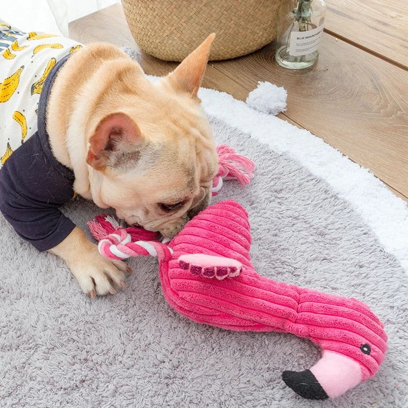Flamingo Plush Pet Toy