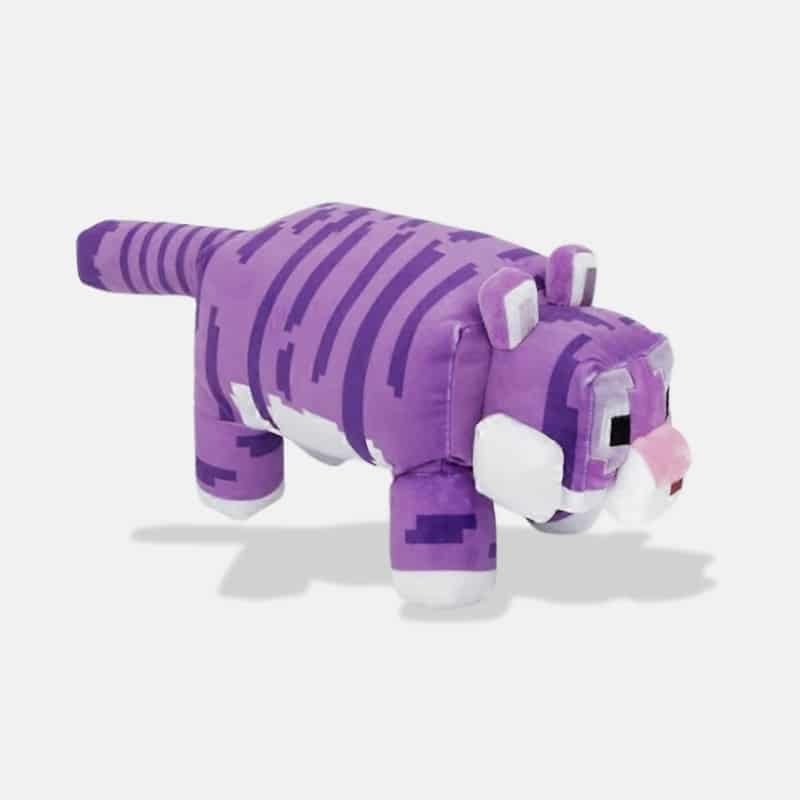 Minecraft Tiger Plush Toy - Purple