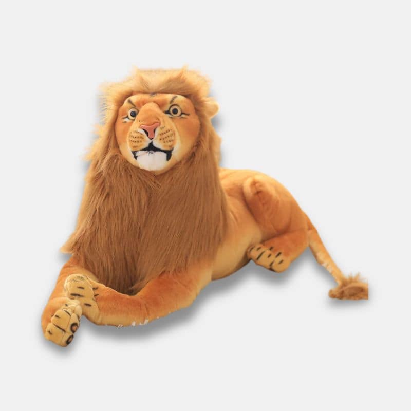 Lion Stuffed Animal - Lying Down