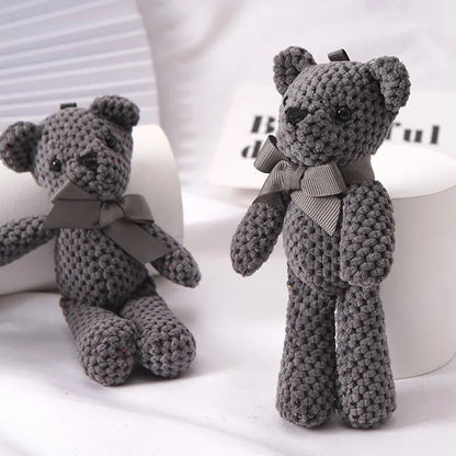 crochet bear plush